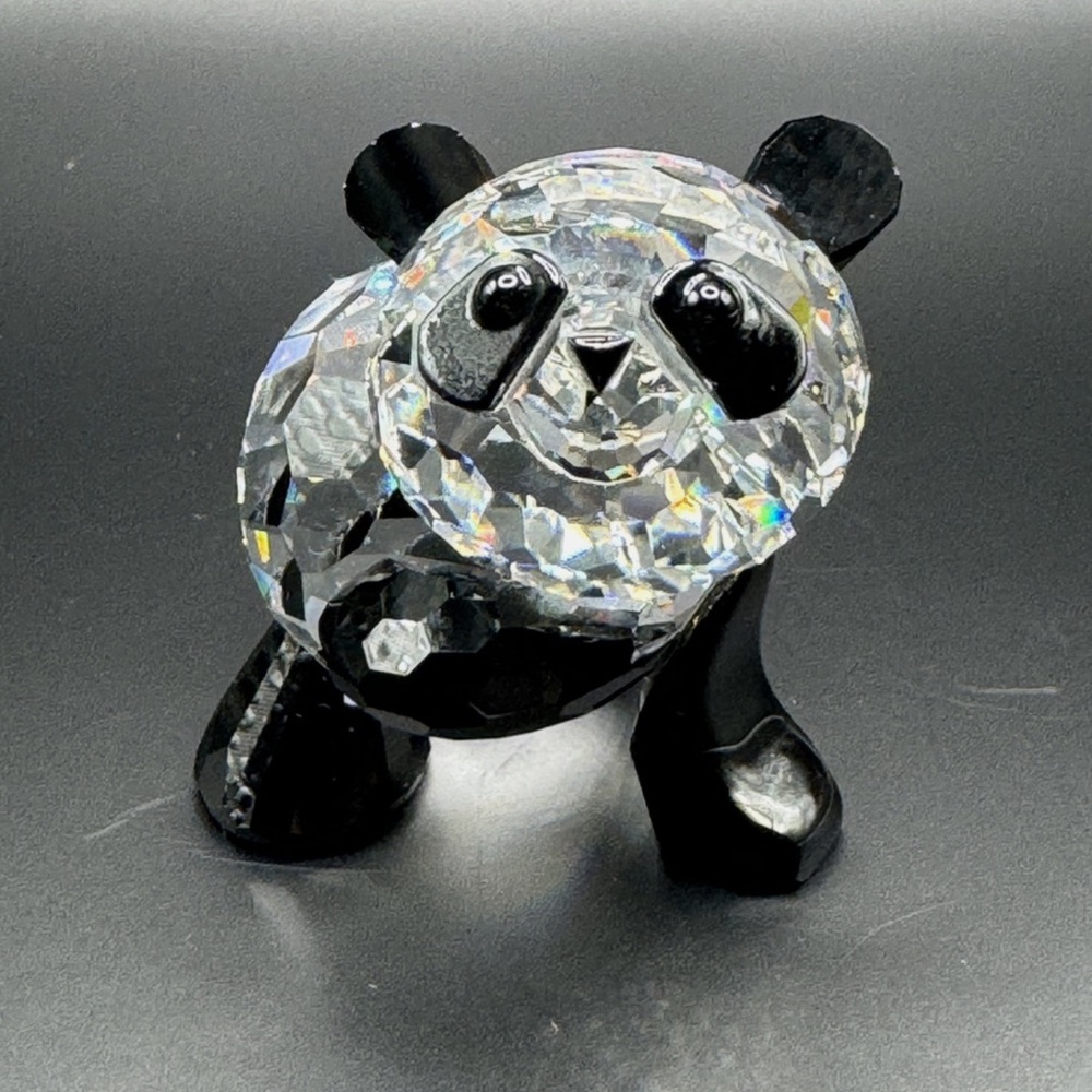 Crystal Panda Figurine